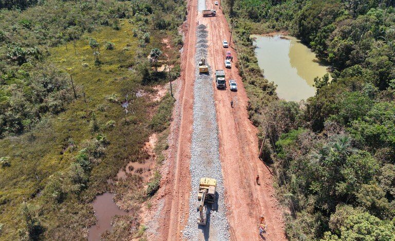 BR-319: obras de conclusão da rodovia indefinidas na LDO 2026