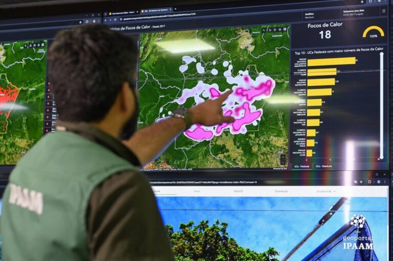 Focos de calor reduzem 70% em janeiro de 2026 no Amazonas, aponta Inpe