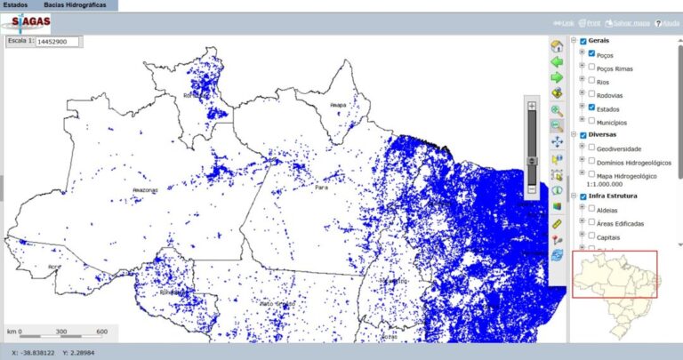 SIAGAS: sistema reúne base nacional de dados sobre poços e águas subterrâneas