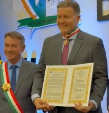 CEO do Grupo Rede Amazônica recebe medalha Forte São Joaquim, maior honraria de Roraima
