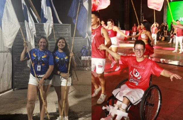 Bailarino cadeirante e família de outro estado: torcedores dos bumbás de Parintins animam Carnaboi 2026