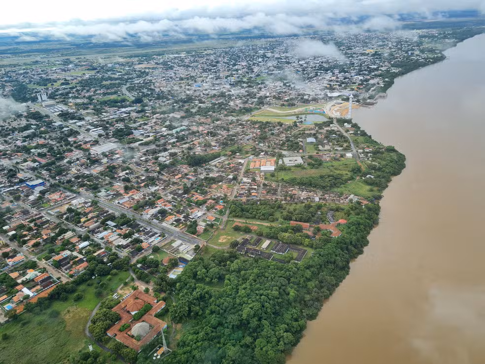 Imagem aérea de Boa Vista, capital do estado de Roraima