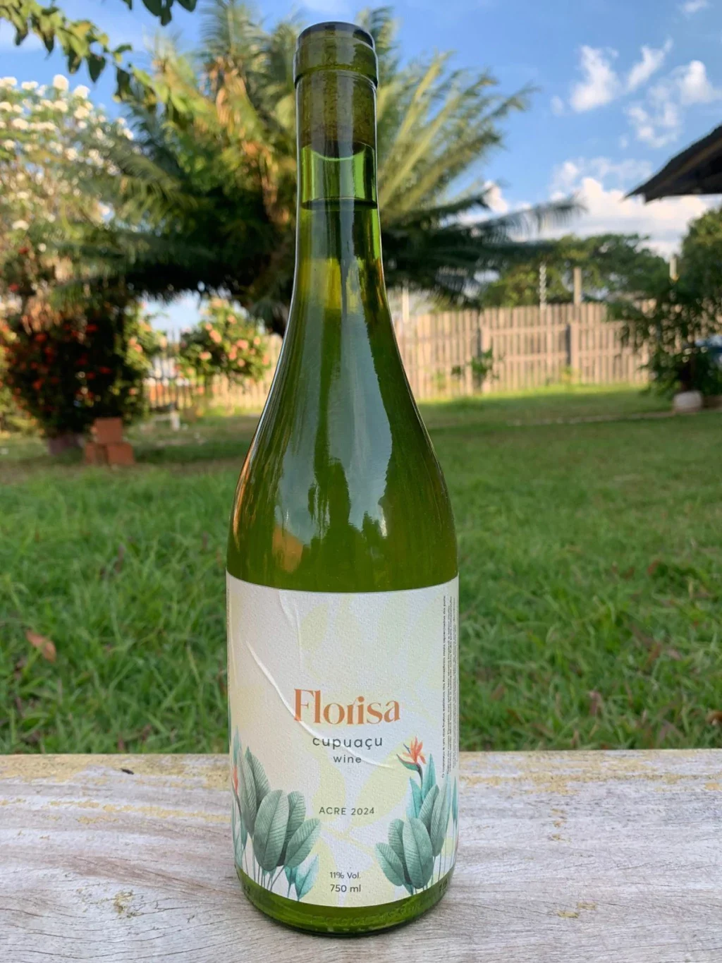 Vinho de cupuaçu da Florisa Vinhos
