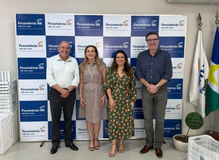 Fundação Rede Amazônica amplia articulação com o setor produtivo em agenda estratégica na Fecomércio-RR