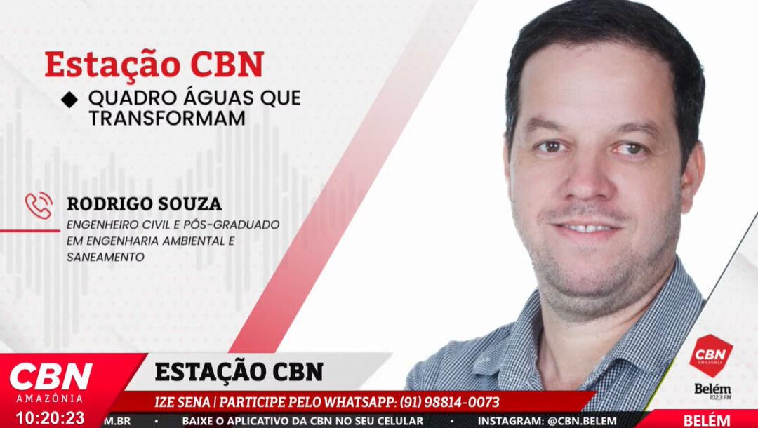 Águas que transformam, entrevista com especialista para falar sobre os impactos de obras de saneamento nas cidades