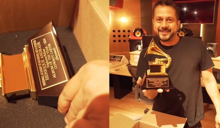 Engenheiro de som do Amazonas recebe troféu Grammy que venceu por álbum de Beyoncé após um ano