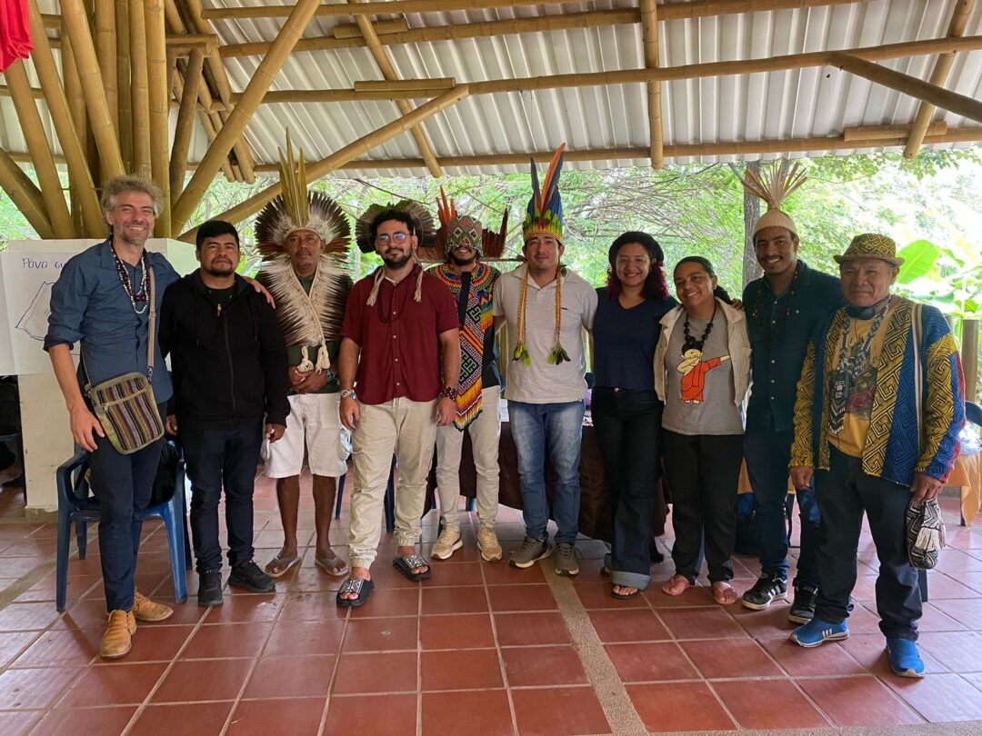 Integrantes de povos indígenas participaram do intercâmbio sobre o manejo de fogo