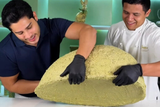 Ovo de Páscoa com 52 quilos criado por empresário de Rondônia chega à R$ 35 mil