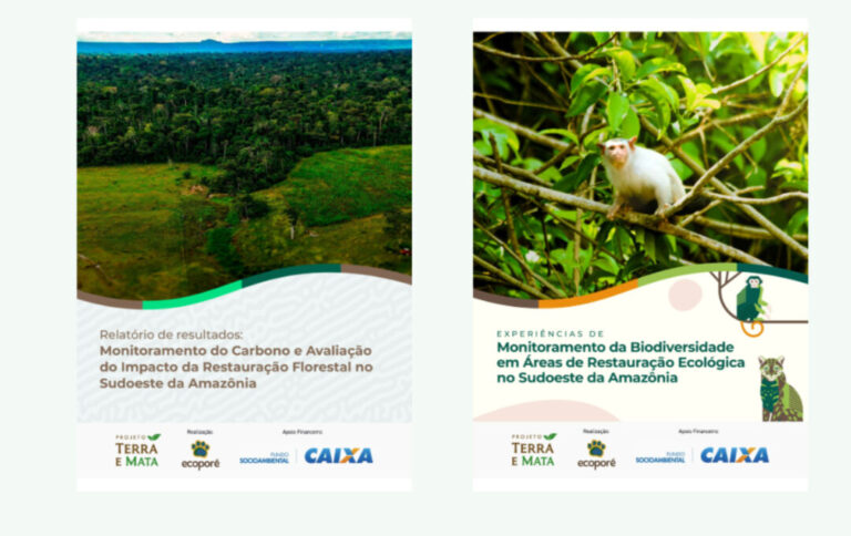Ecoporé lança publicações sobre análise do carbono e biodiversidade em Rondônia