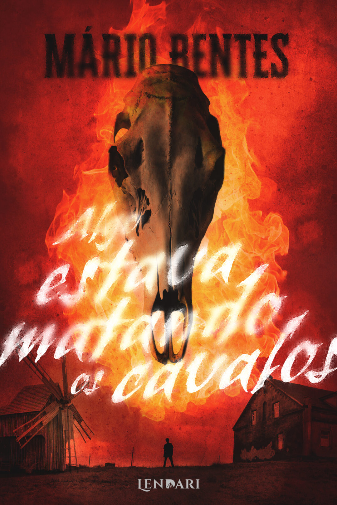 capa do livro Algo estava matando os cavalos, do autor amazonense mário bentes