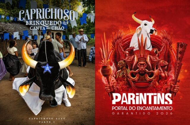 Bois-bumbás Caprichoso e Garantido iniciam lançamentos oficiais de toadas de 2026; ouça