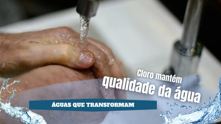 Cloro é importante para manter qualidade da água e garantir saúde à população; saiba mais