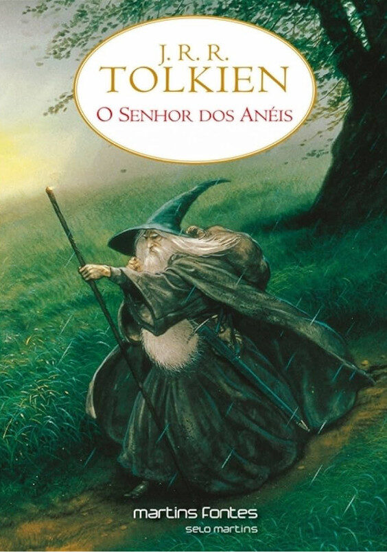 livro O senhor dos anéis de J.R.R. Tolkien