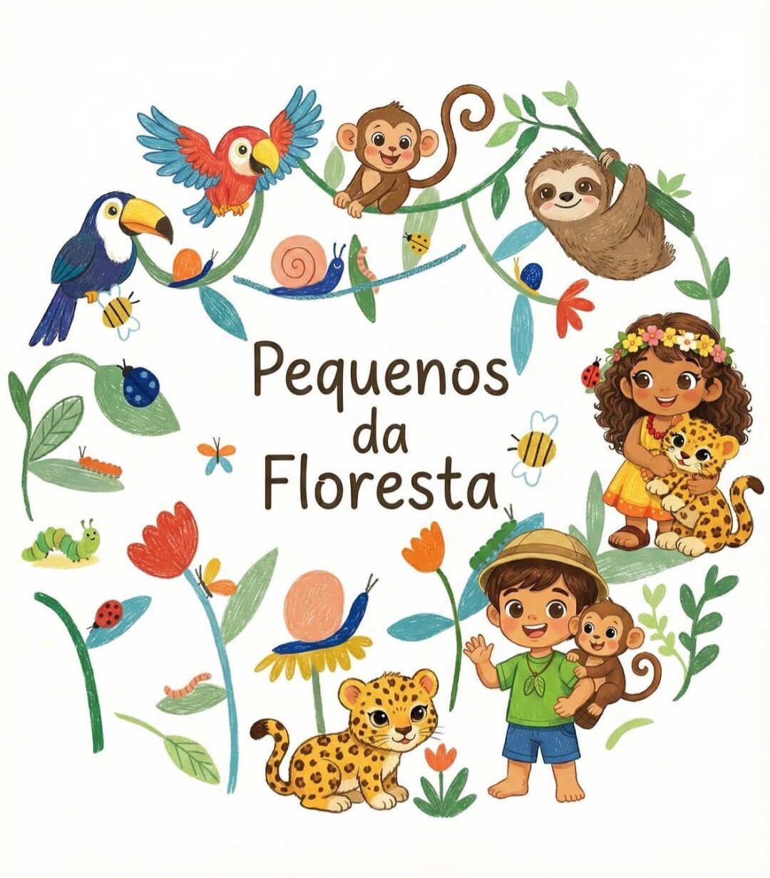 'Pequenos da Floresta' resgata memórias da infância amazônica através de histórias ilustradas em Parintins