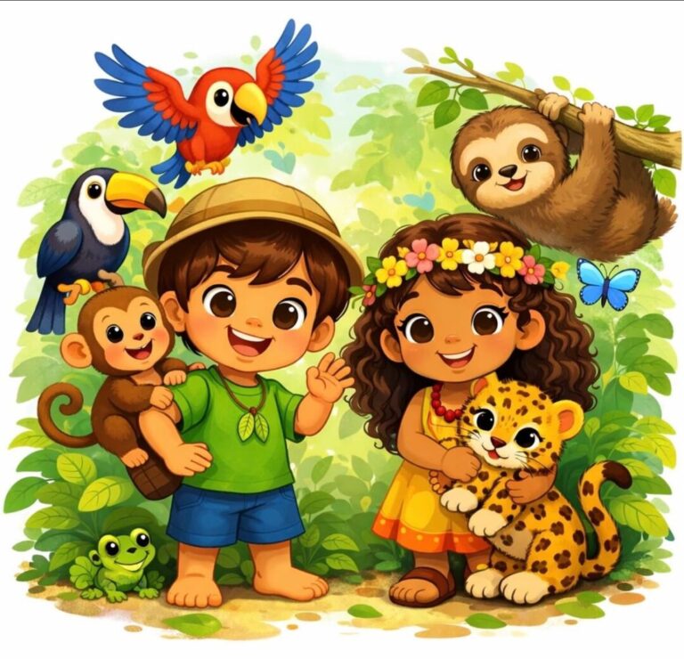 ‘Pequenos da Floresta’ resgata memórias da infância amazônica através de histórias ilustradas em Parintins
