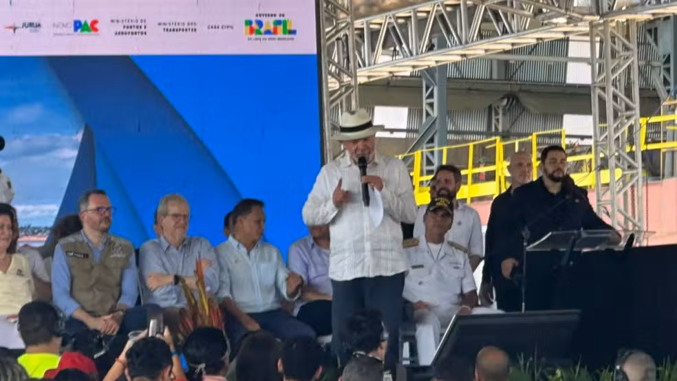 Amazonas terá investimentos em energia, transporte fluvial e infraestrutura, anuncia Lula Foto: Patrick Marques/g1 AM