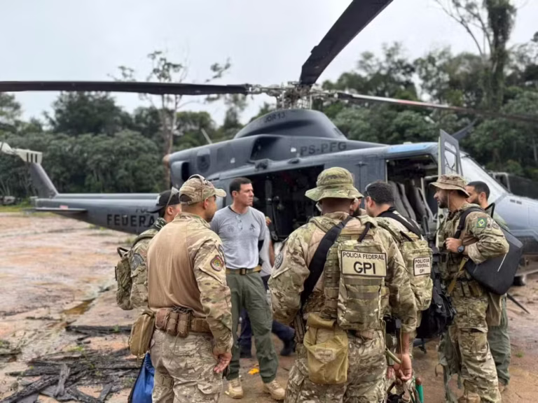 Sete áreas de garimpo ilegal são desativadas em operação na divisa do Amapá com Pará