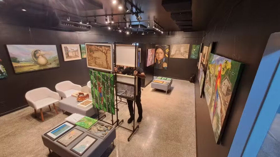 exposição amazonia em traços