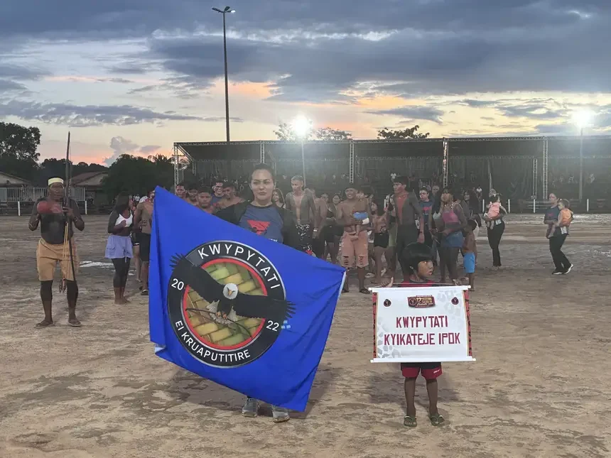 Festival Safra da Castanha Nova reúne cerca de 950 atletas indígenas no sudeste do Pará. 