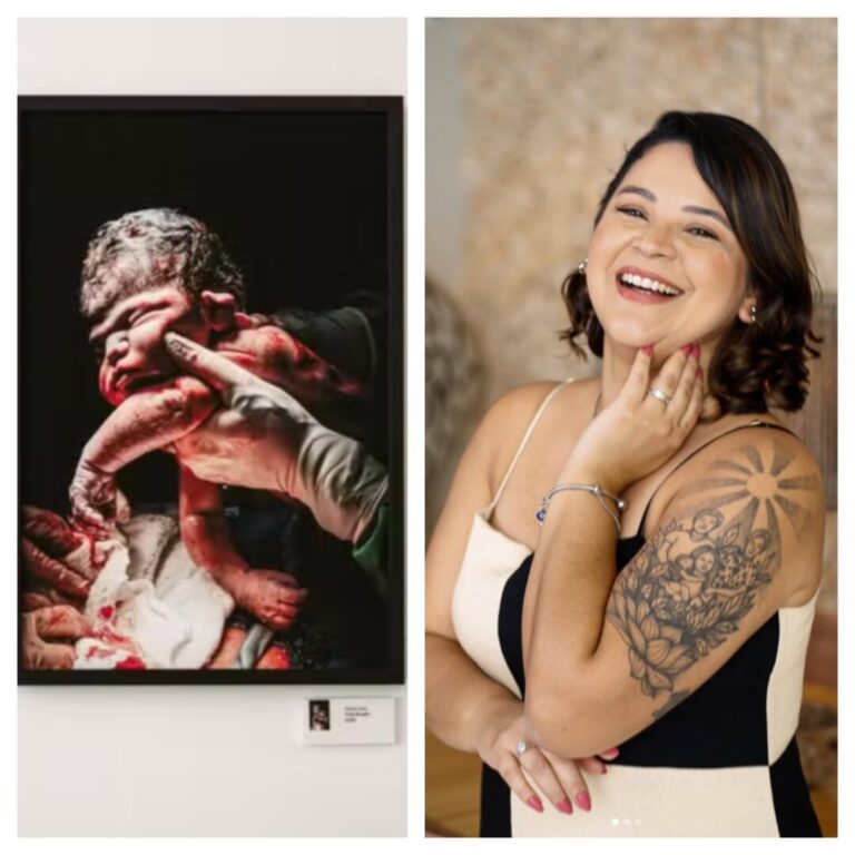 Fotografia de parto feita por amazonense é única da região Norte em exposição em Paris