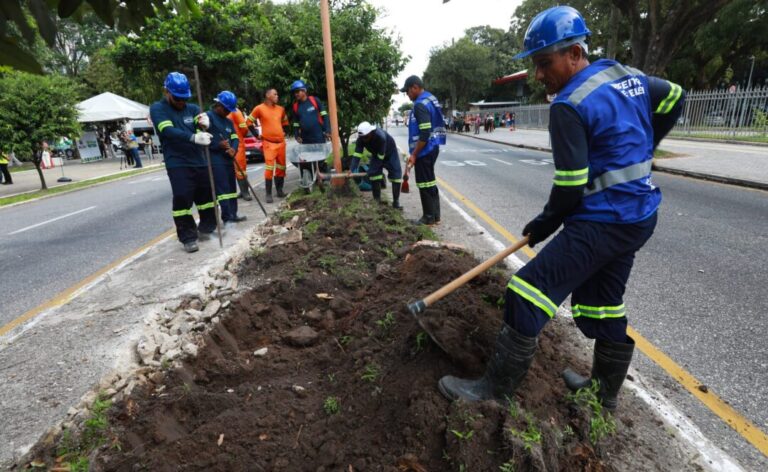 Projeto ‘Jardim de Chuva’ é inaugurado em Belém para combater alagamentos
