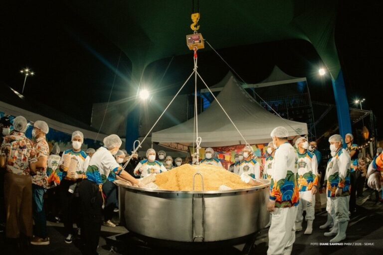Maior Paçoca do Mundo bate mais um recorde, atingindo a marca de 1.593,5 Kg