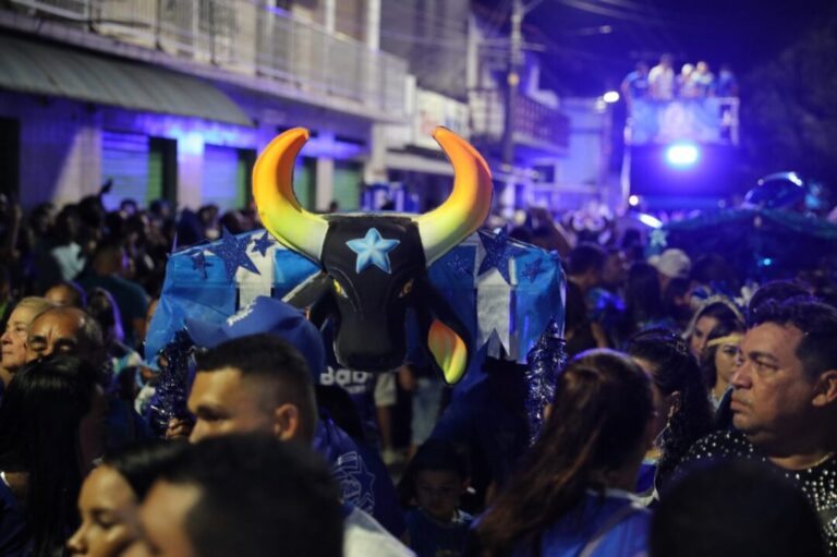 Boi de Rua do Caprichoso: o tradicional cortejo que desfila a paixão azul pelas ruas de Parintins