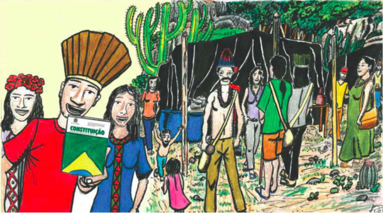 Cartilha une histórias em quadrinhos para abordar a relação dos povos indígenas com as mudanças climáticas