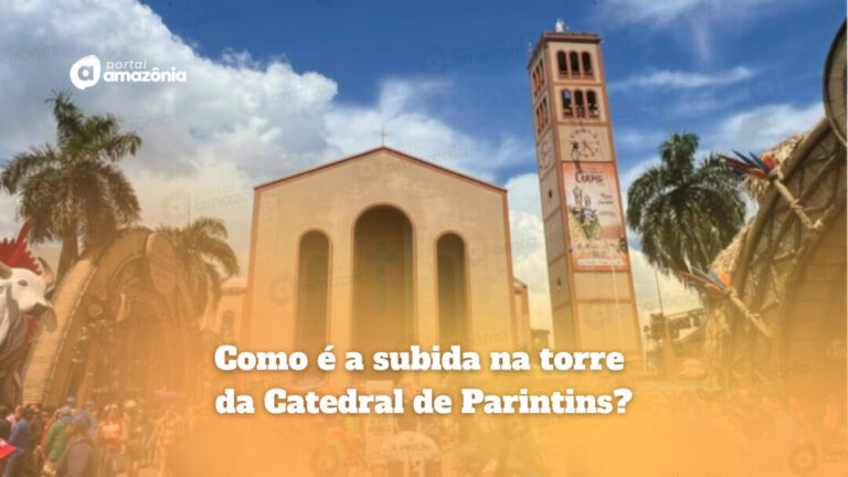 Como é subir na torre da Catedral de Nossa Senhora do Carmo, em Parintins? Assista!