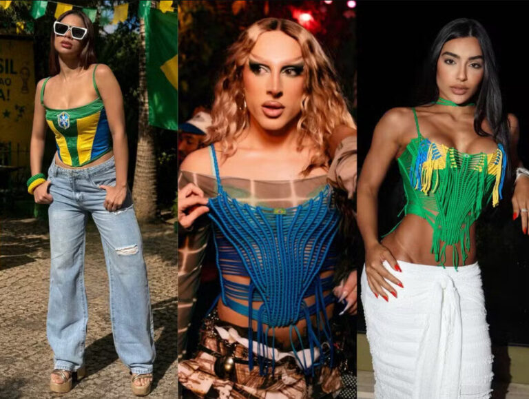 Designer de Rondônia viraliza ao criar corsets com as cores do Brasil que chamaram atenção de famosos