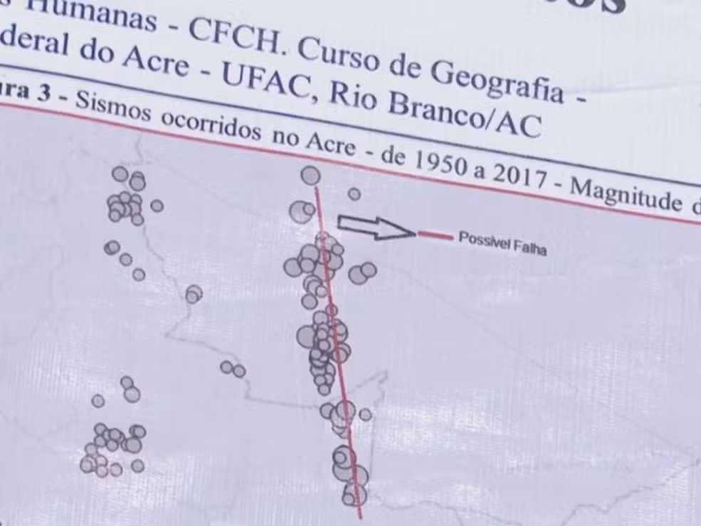 Cidade do Acre pode estar sobre falha geológica ainda desconhecida, aponta estudo