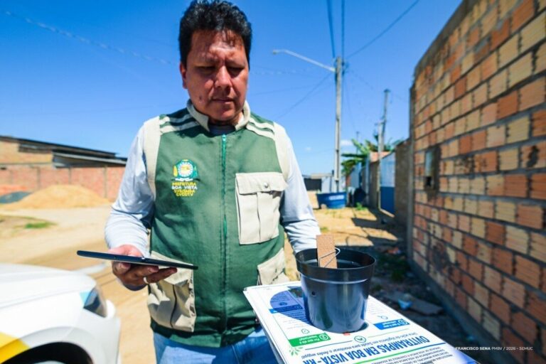 Prefeitura mapeia casas para instalar armadilhas contra Aedes aegypti em Boa Vista