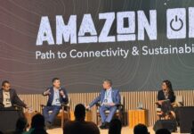 Imagem colorida mostra primeiro seminário do Amazon On