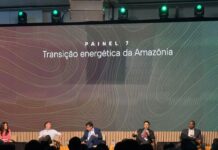 Imagem colorida mostra painel 7 do Amazon On
