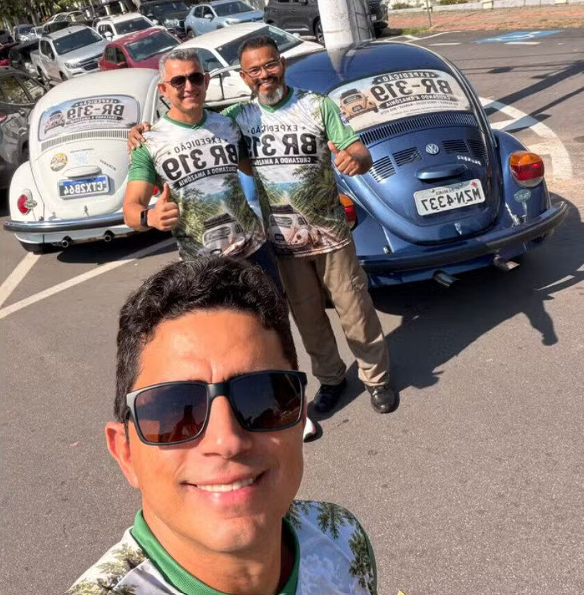 Expedição de fuscas deve cruzar BR-319 e percorrer mais de 4 mil km entre Acre e Roraima: 'Propósito'
