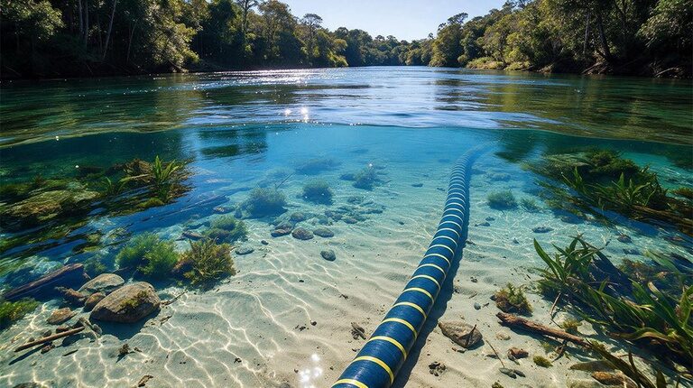 Como funciona a instalação de fibra óptica em rios amazônicos? Entenda o procedimento