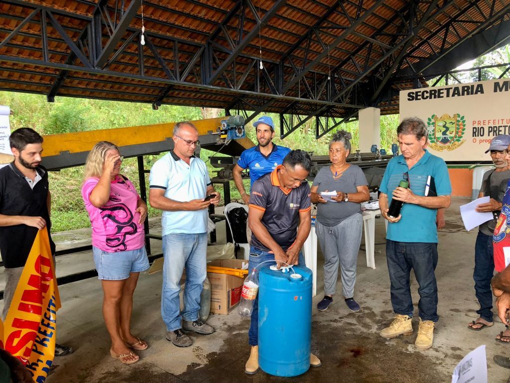 Oficina de bioinsumos em Rio Preto da Eva, no Amazonas