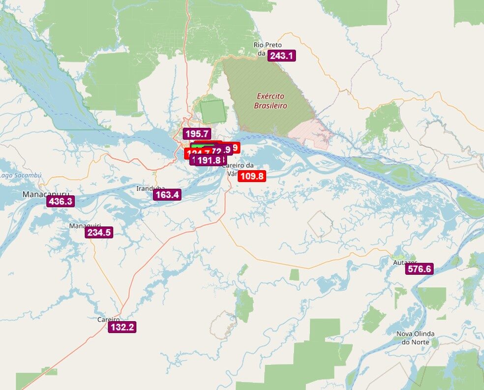 Manaus bate novo recorde de temperatura e fumaça encobre a cidade pela 6ª vez em 15 dias