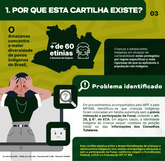 Guia é criado com objetivo de proteger direito de crianças indígenas à convivência familiar no Amazonas